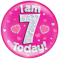 Oaktree Badge 7 Today Pink Jumbo 6