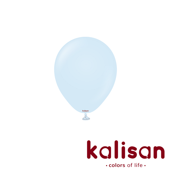 Kalisan Standard Macaron Baby Blue 5" Latex 100pk