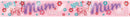Giftzone Banner No.1 Mum 12-pack with colorful "Mum" banners, ideal for celebrating mothers on special occasions.