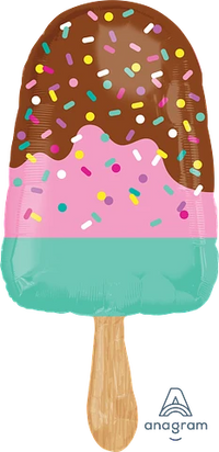 Anagram Happy Ice Cream Bar 35" Foil Balloon