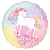 Anagram Enchanted Unicorn 18" Foil Balloon
