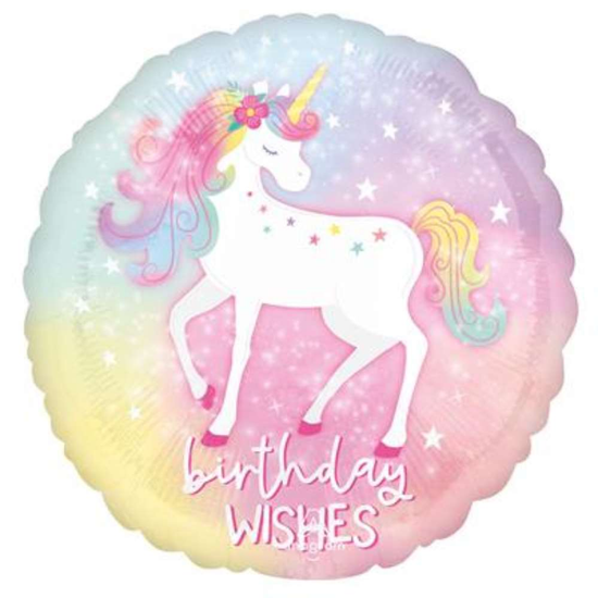Anagram Enchanted Unicorn 18" Foil Balloon