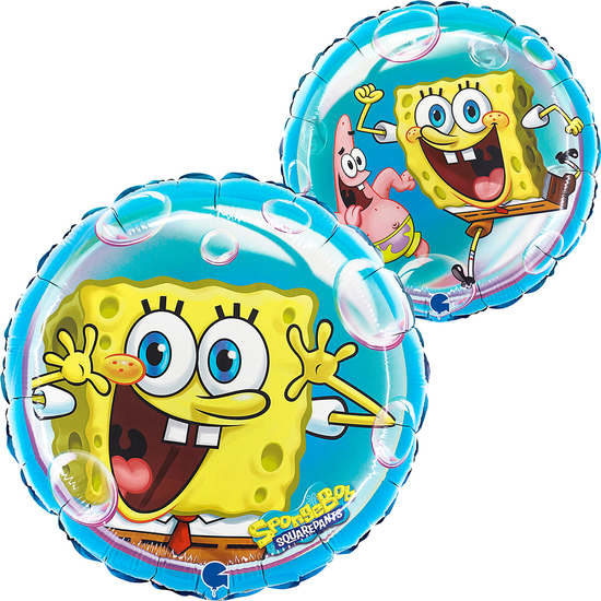Grabo Foil Balloon SpongeBob 18" (Double Sided)