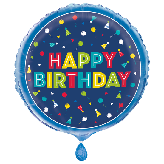 Unique Foil Balloon Peppy Birthday 18"