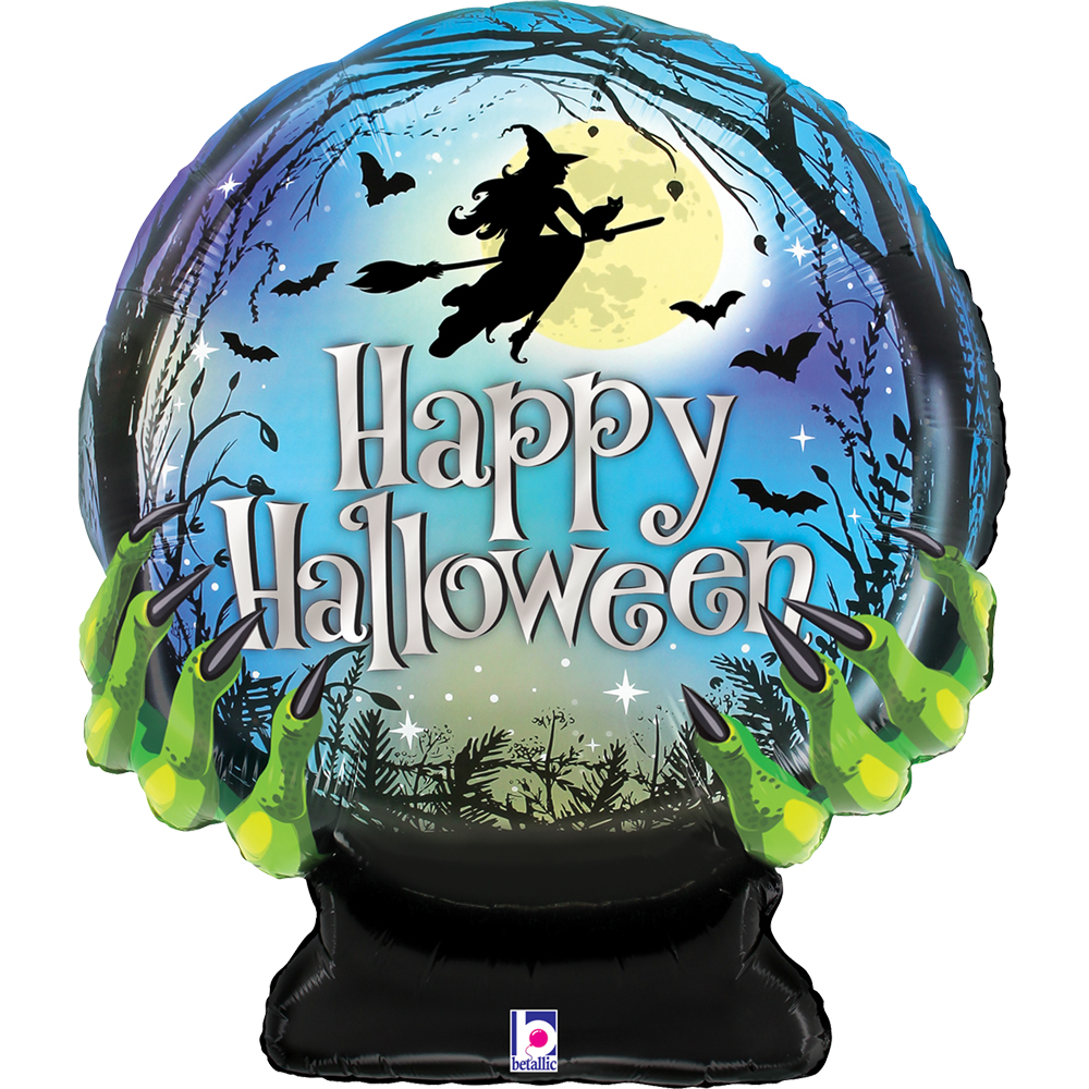 Grabo Foil Balloon Spooky Halloween Crystal 27"