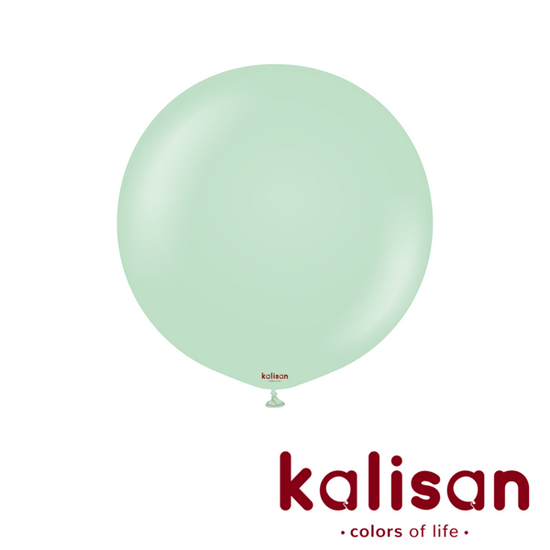 Kalisan Macaron Green 24" Latex Balloons 2pk