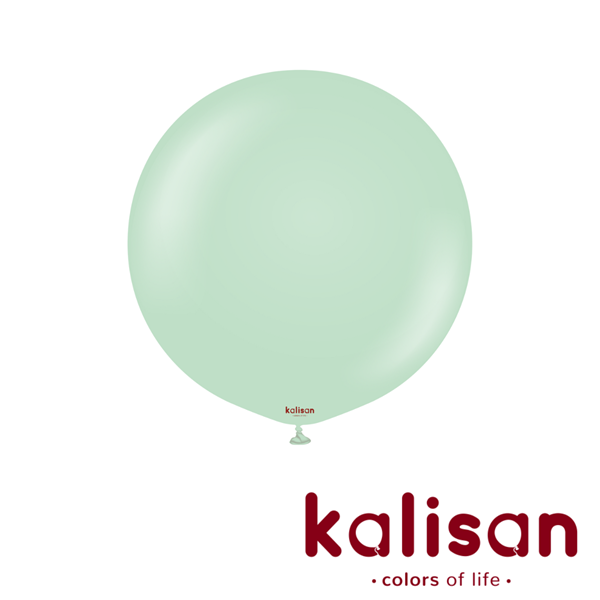 Kalisan Macaron Green 24" Latex Balloons 2pk