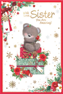 Simon Elvin 6 Pack Cards C75 Christmas Sister
