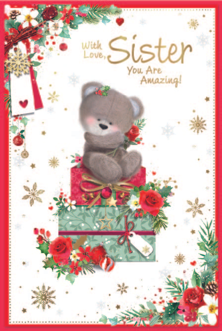 Simon Elvin 6 Pack Cards C75 Christmas Sister