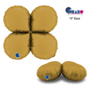 Grabo Satin Gold Round 19" Balloon Base