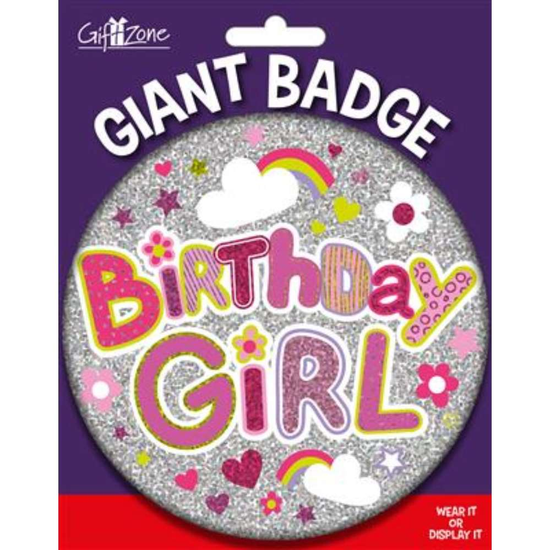 Big Badge Birthday Girl