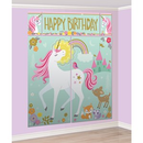 Magical Unicorn Scene Setter Wall Kit 17pce