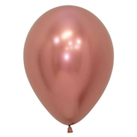 Sempertex Reflex Rose Gold 12" Latex Balloons 50pk