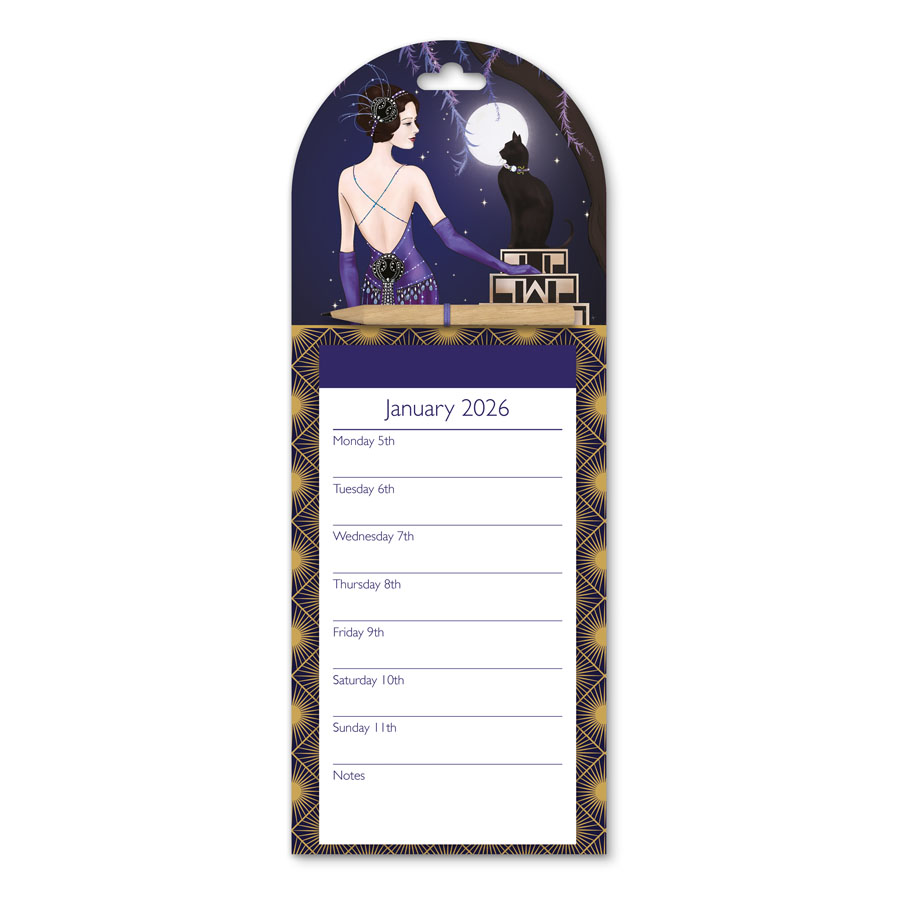 Calendar Magnetic Claire Coxon Art Deco 2027