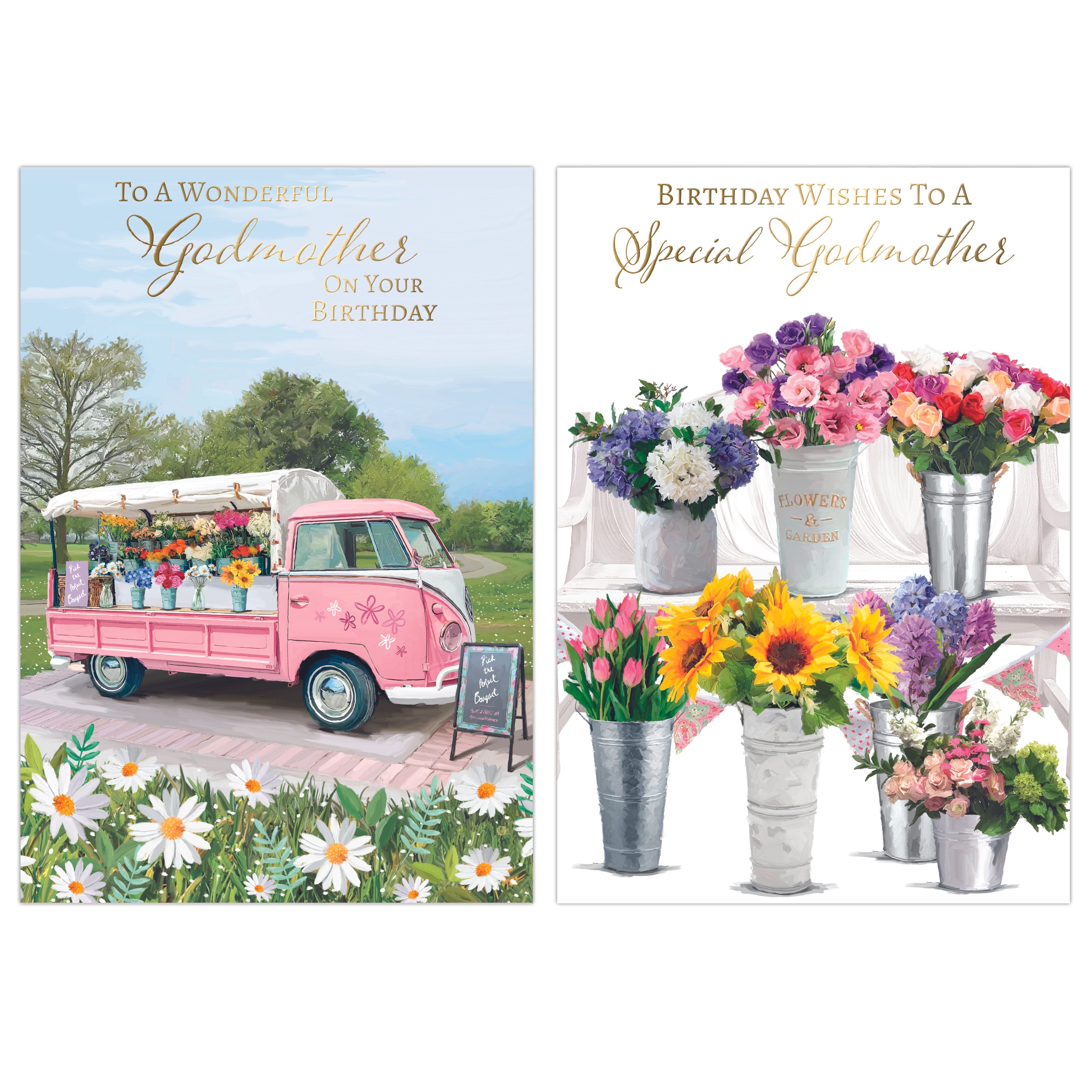 Poppyhill 12 Pack Cards C50 Birthday Godmother