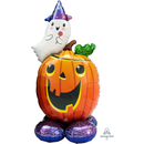 Anagram Foil Balloon Airloonz Pumpkin & Ghost 56"
