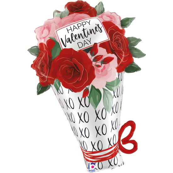 Grabo Valentine Rose Bouquet 30" Airwalker Balloon