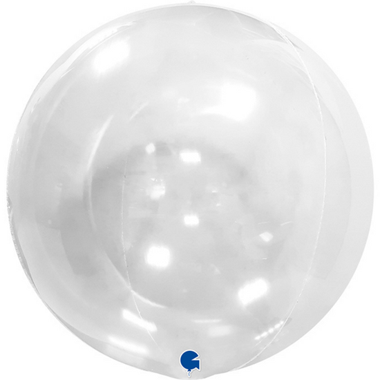 Grabo Clear 19" Globe Balloon (No Valve)
