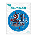 Big Badges Age 21 Male 6pk