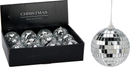 Koopman Bauble Mirror Ball Silver 80mm