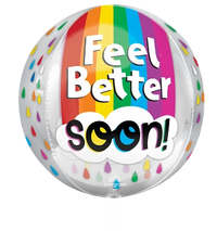 Anagram Foil Balloon Orbz Feel Better Soon! 16
