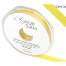 Eleganza Satin Ribbon Yellow 10mm x 20m