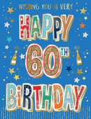 Regal 6 Pack Cards S8 Everyday Birthday Age 60