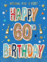 Regal 6 Pack Cards S8 Everyday Birthday Age 60