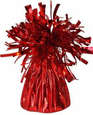 Oaktree Tassel Balloon Weight Red 6oz