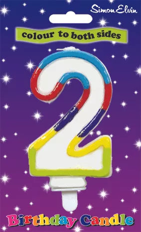 Simon Elvin Candle Glitter Multicolour Number 2
