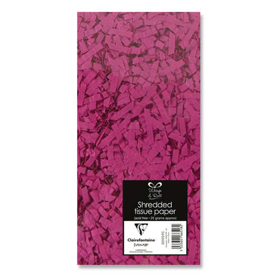 Eurowrap Shredded Tissue Paper Fuchsia