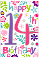 Simon Elvin Cards C50 Everyday Birthday Age 14