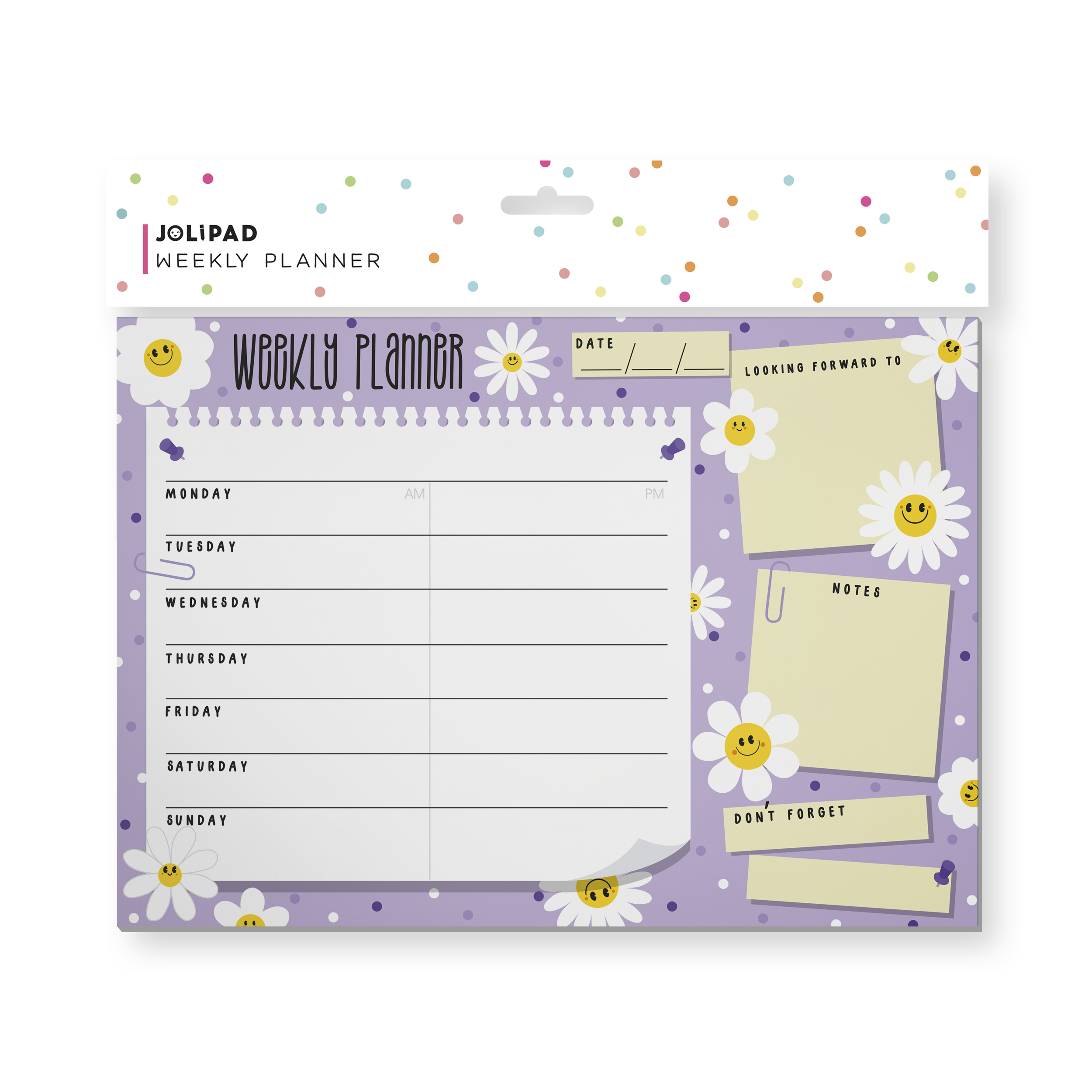 Eurowrap Desk Planner Daisies