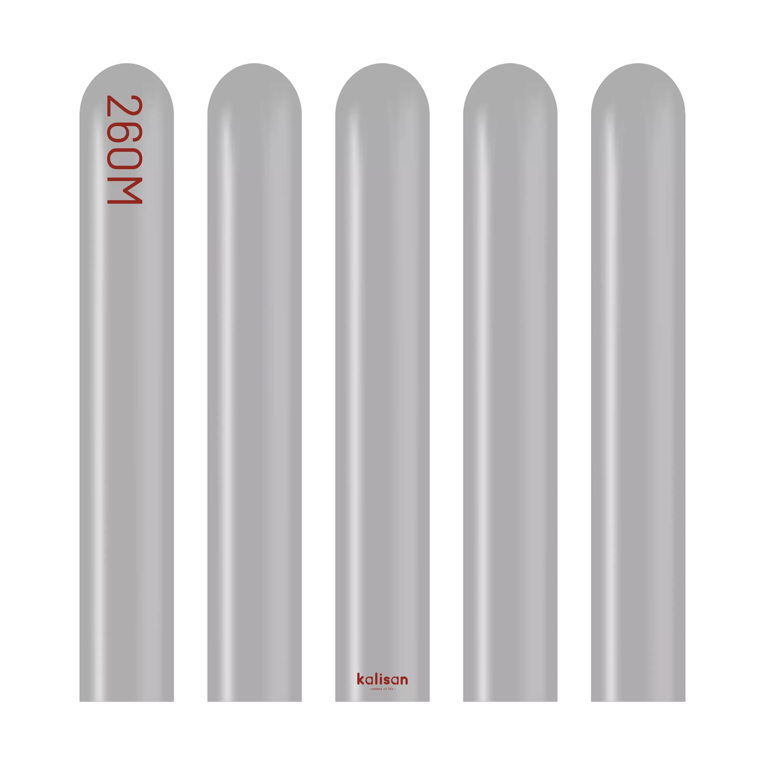 Kalisan 260 Nozzle Up Latex Grey 100-pack for modeling, showing a close-up of the grey latex nozzles used in craft projects