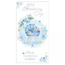 Prelude 6 Pack Christening Open Cards featuring elegant religious designs and space for personalized messages.