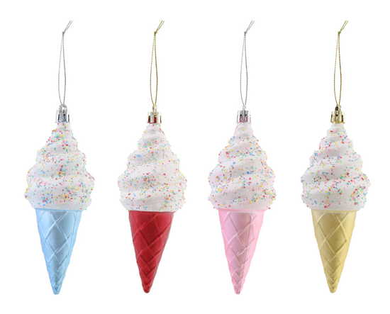 Ice Cream Decoration 13cm 48pk