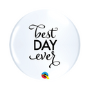 Qualatex Best Day Ever 11" Latex Balloons 25pk