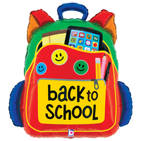 Grabo Back To School Backpack 25" Foil Balloon