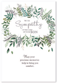 Simon Elvin 6 Pack Cards C50 Sympathy Loss of Son