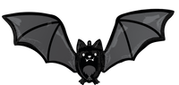 Anagram Glow Batty Bat 42" Foil Balloon