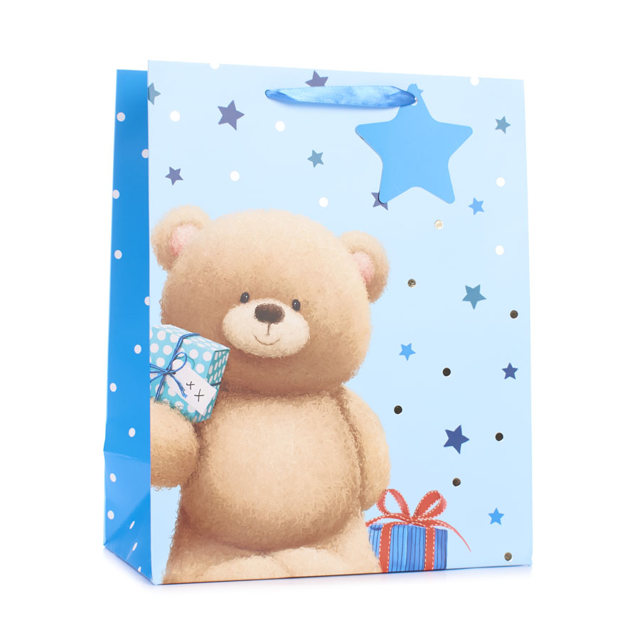 Tiger Feet 6 Pack Gift Bag Bear & Stars Giant