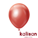 Kalisan Mirror Red 12" Latex Balloons 50pk