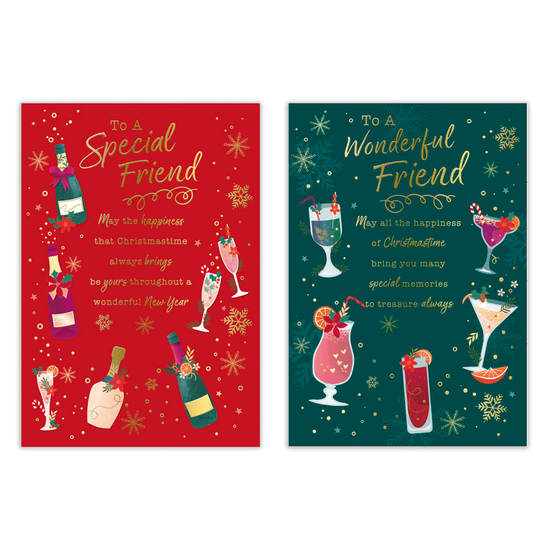 Poppyhill 12 Pack Cards C50 Christmas Friend