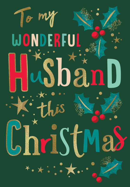 Regal 6 Pack C75 Cards Christmas Husband