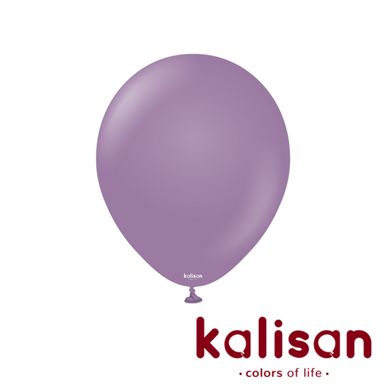 Kalisan Retro Lavender 12" Latex Balloons 100pk