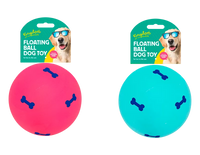 Dog Toy Floating Ball 10.5cm (Colour May Vary)