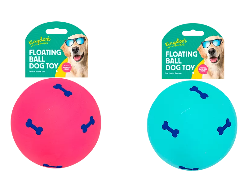 Dog Toy Floating Ball 10.5cm (Colour May Vary)
