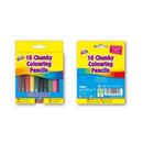 Tiger Feet 10-coloring pencils and sharpener set with half-size crayons, vibrant colors and easy-to-use sharpener for children.
