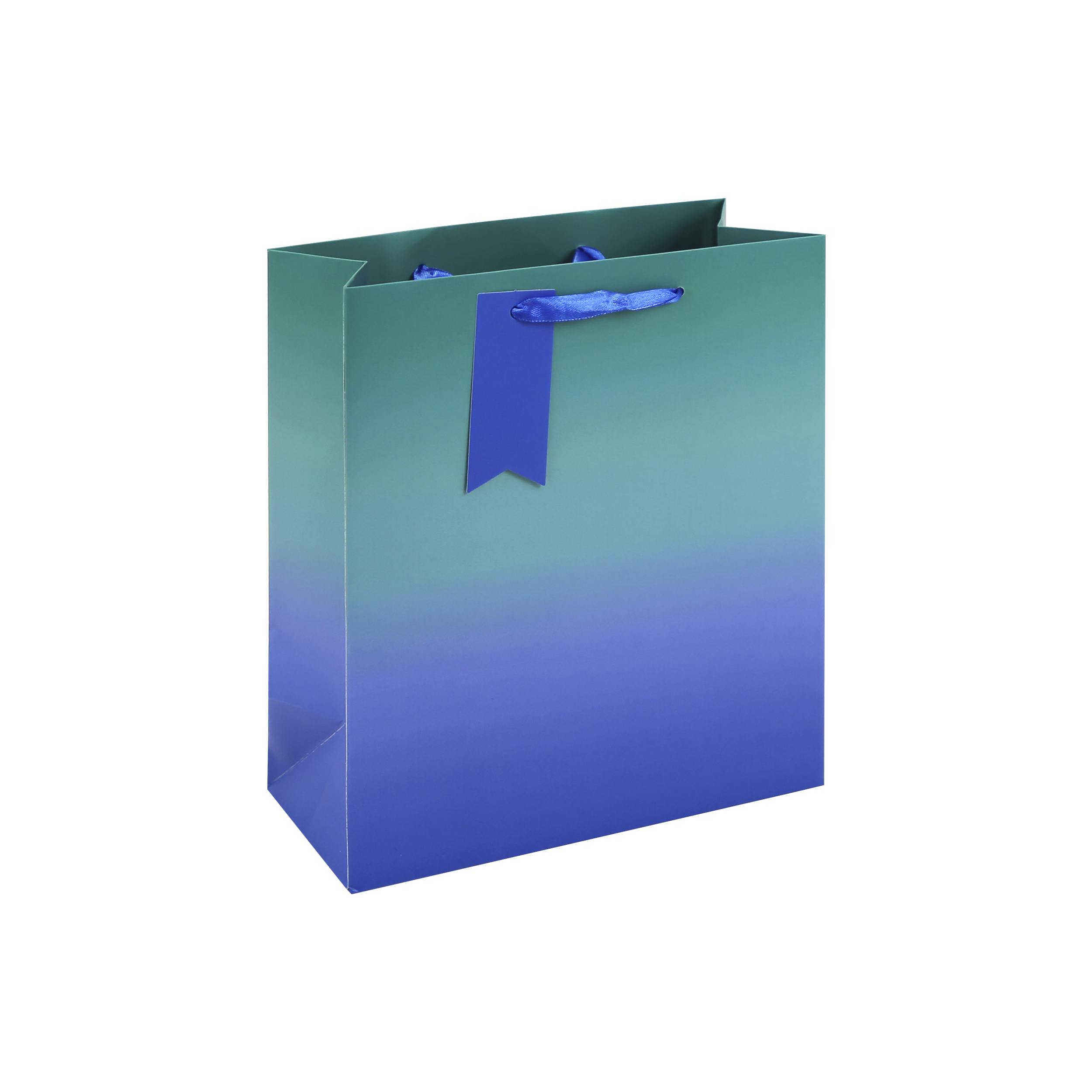 Eurowrap 6 Pack Gift Bag Blue Ombre Medium