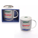 Tiger Feet mug featuring a playful tiger paw print design, made by Tiger Feet, perfect for coffee or tea.